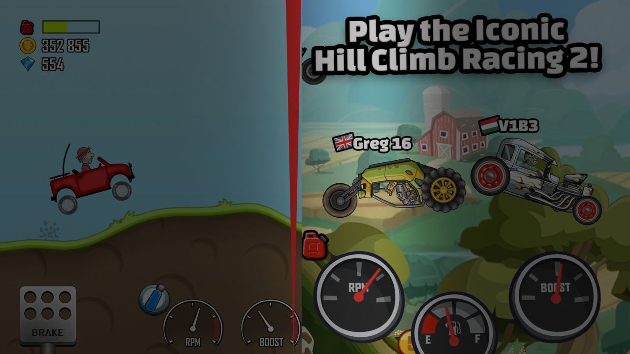 Hill Climb Racing and Hill Climb Racing